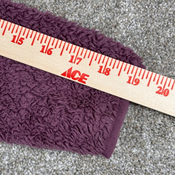 The North Face Girls Purple Suave OSO HiPile Fleece Zip Hoodie Jacket Size S 7/8 - Picture 10 of 16